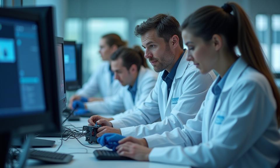 Engineers testing wearable sensors in Melbourne lab